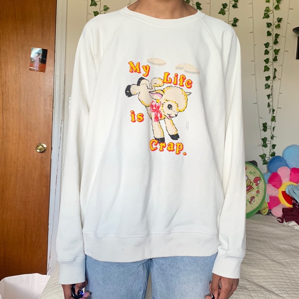 *SOLD* Marc Jacobs My life is Crap crewneck